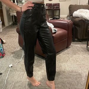 Leather Utility Pant
